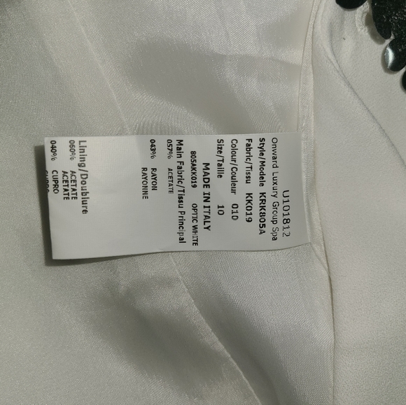 MICHAEL KORS WOMANs Double Breasted White Blazer NWT, Never worn - Picture 4 of 6